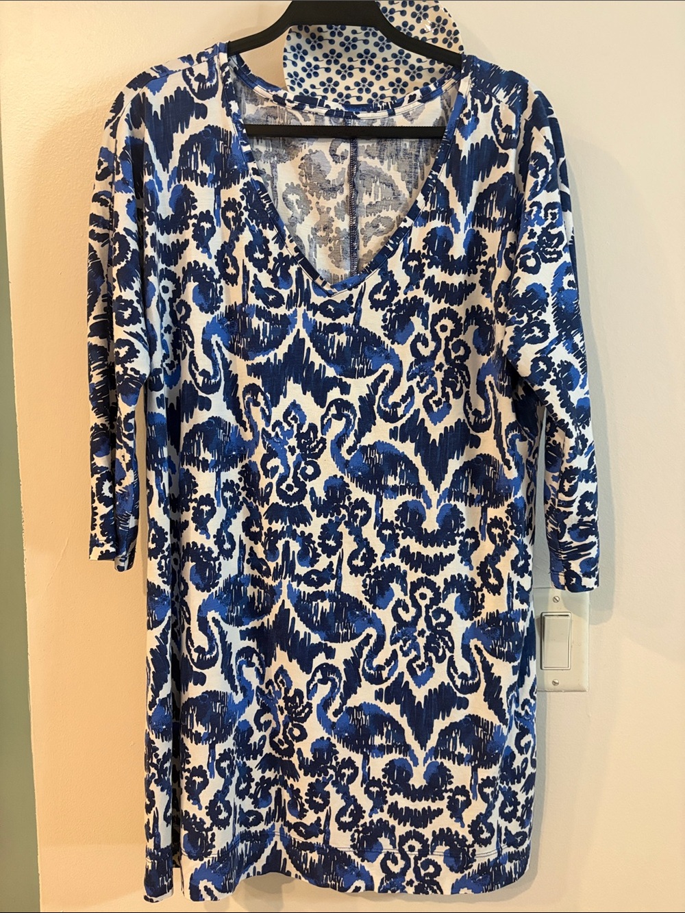 LILLY PULITZER CORI DRESS In Resort Navy Beach Bathers flamingo print